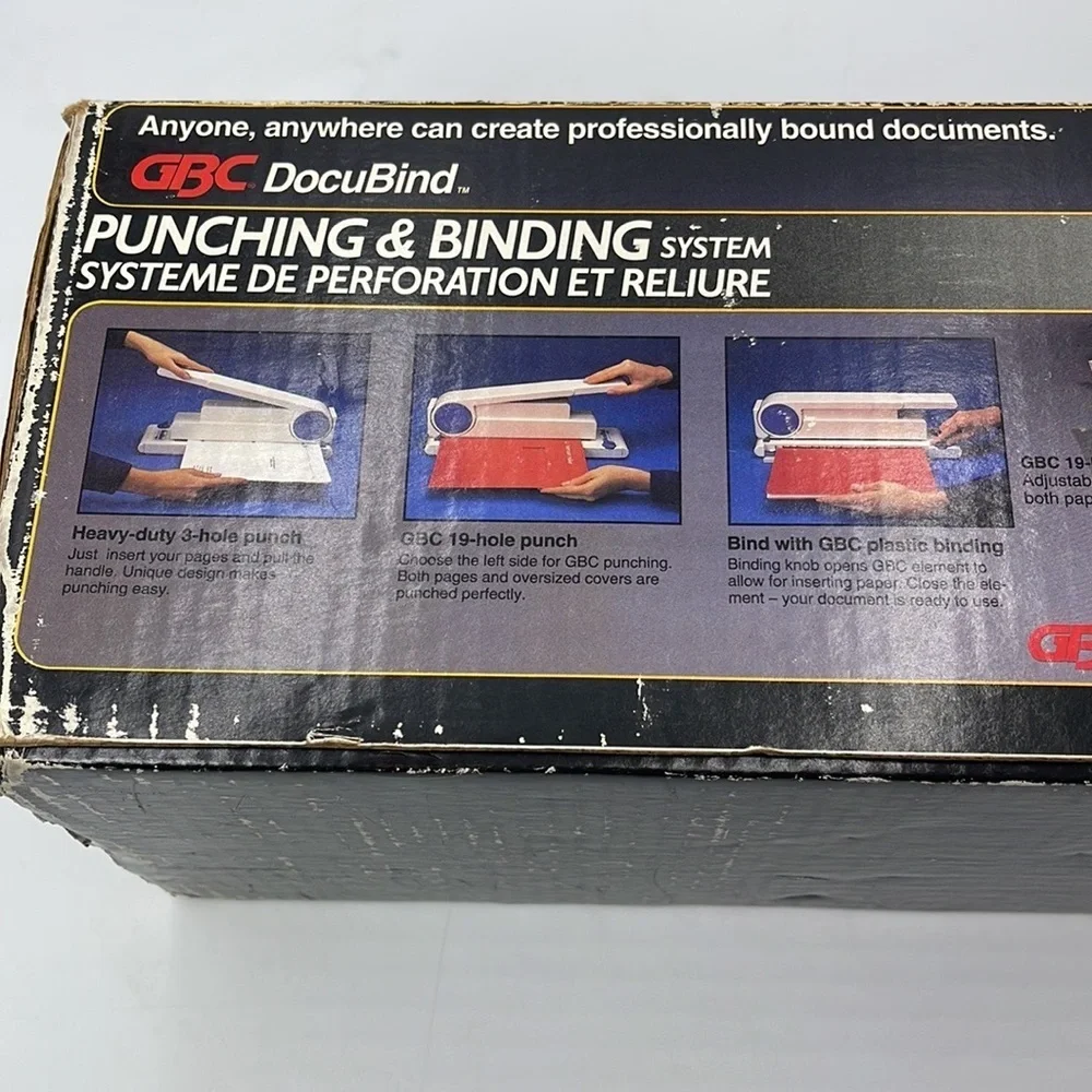 Heavy Duty 3-Hole Punch Binding System